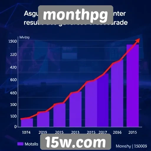 Estatísticas de usuários ativos no monthpg crescem rapidamente
