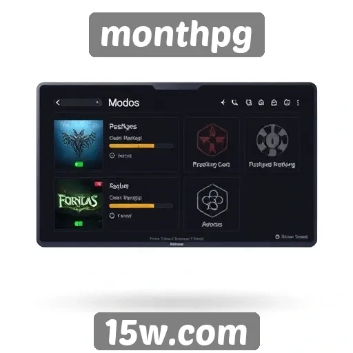 exploração dos modos de jogo disponíveis em monthpg